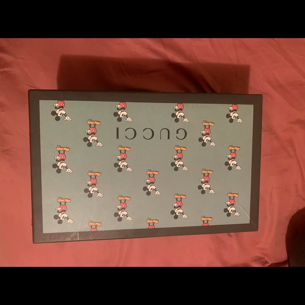 Gucci Mickey Mouse shoes